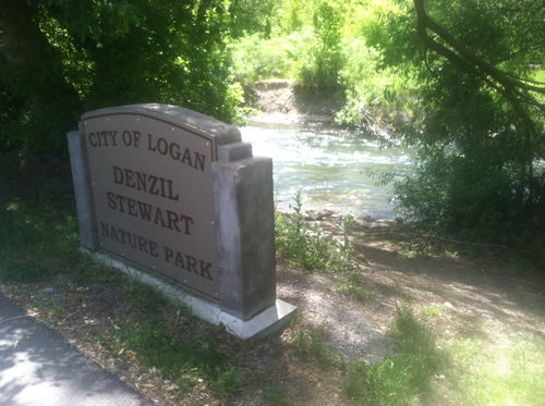 Identifying public access points on the Logan River