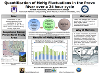 Quantification of MeHgFluctuations in the Provo River over a 24 hour cycle