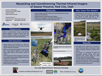 Mosaicking and Georeferencing Thermal Infrared Imagery of Swaner Preserve, Park City Utah