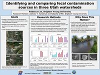 Identifying and comparing fecal contaminationsources in three Utah watersheds