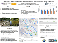 Quantifying Spatial Variability of Habitat Suitability Parameters in the Weber Watershed