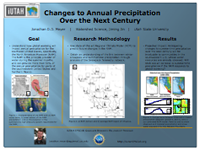 Changes to Annual Precipitation 
Over the Next Century Change in a Transitional Urban System, Phase I