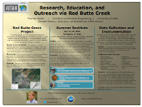 Research, Education, and
Outreach via Red Butte Creek
