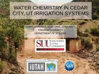 Water Chemistry in Cedar City, UT Irrigation System