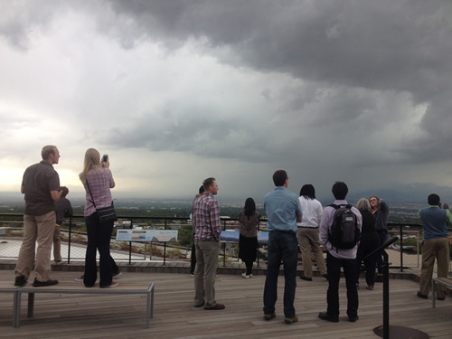 iFellows at the Natural History Museum overlooking the Salt Lake Valley