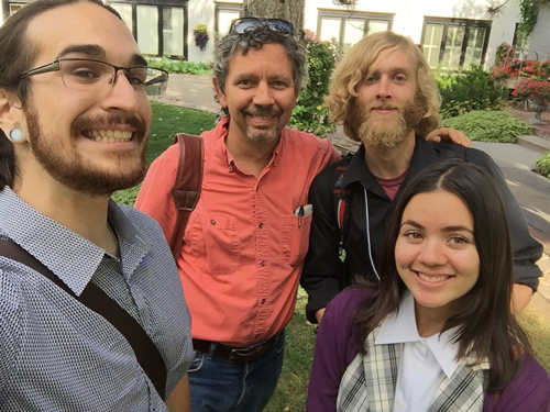 Andre, Doug, Matt, and Viviane after the symposium