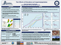 The Effects of Elevation on Evapotranspiration